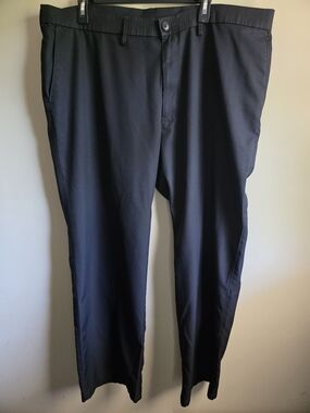 Haggar H26 Men's Classic Black Dress Pants 42